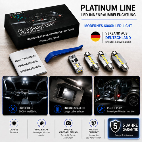 Luci abitacolo led per audi - abitacolo,
